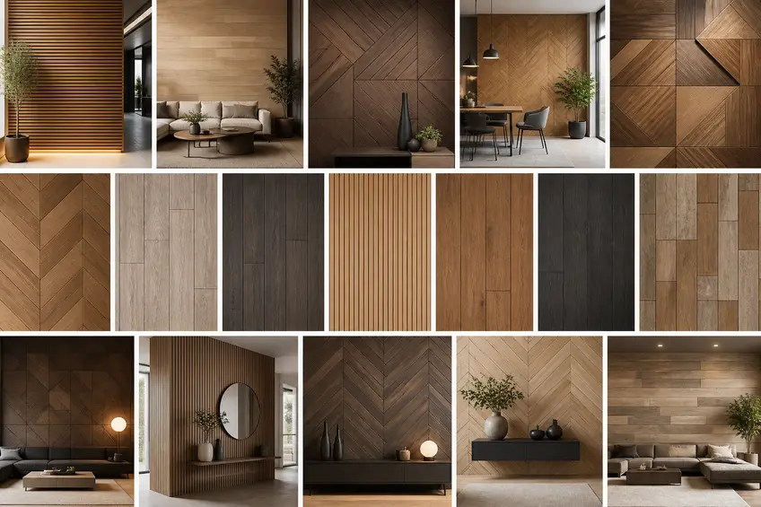 Top 10 Wooden Tiles Designs for Modern interior 2026
